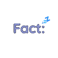 Sleep Sleepfact Sticker by rustudenthealth