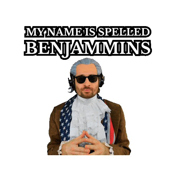 George Washington Benjamin Sticker
