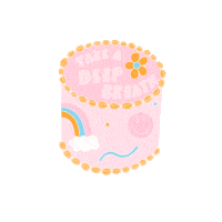 Happy Take A Deep Breath Sticker