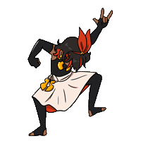 Cartoon Rocking Sticker