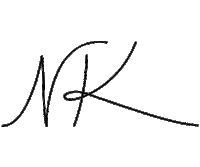 Abstract Artist Nkg Sticker by Neil Kerman Gallery