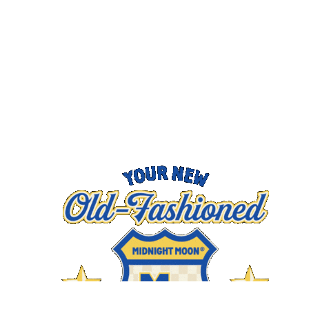 Old Fashioned Sticker by Midnight Moon Moonshine