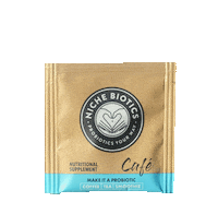 NicheBiotics coffee health smoothie probiotic Sticker