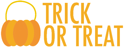 Trick Or Treat Halloween Sticker by Marleylilly