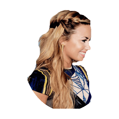 demi lovato smile Sticker