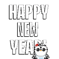 New Year Penguin Sticker by Pudgy Penguins