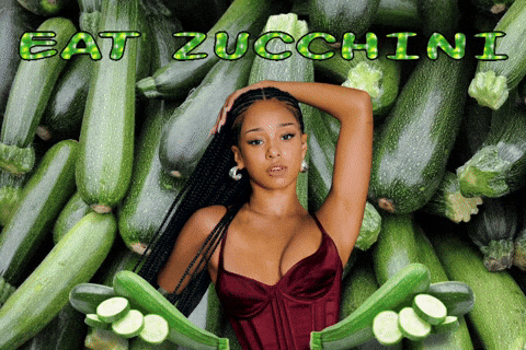Zucchini Internet Girl GIF