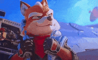 Star Fox Pointing GIF