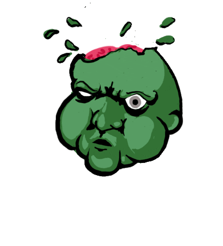 Kingonyett giphyupload green face jum Sticker