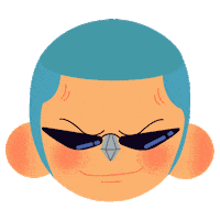 One Piece Robot Sticker