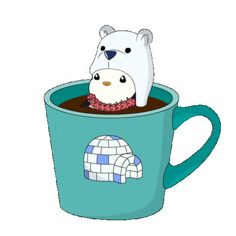 Good Morning Coffee Sticker by Pudgy Penguins