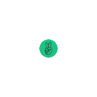 Peace Zero Waste Sticker by VYTAL