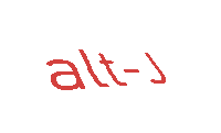 alt-j logo Sticker by Canvasback Music