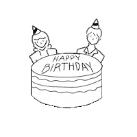 monolab birthday happy birthday happybirthday hbd Sticker
