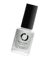 nails silver Sticker by heroine.nyc