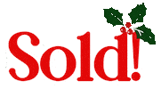 Christmas Holly Sticker by Decorating Outlet