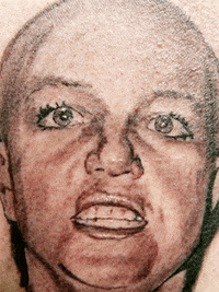 jessmac crying tattoo tears britney spears GIF