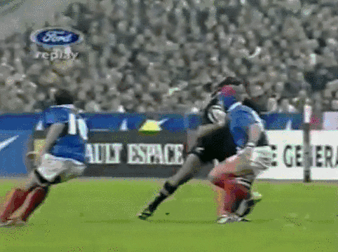 rugby sits GIF