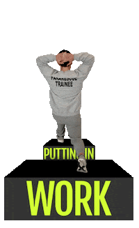 Fitness Work Sticker by Be A PJ