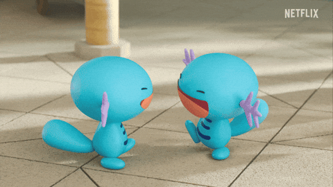 Jump For Joy Smile GIF by Pokémon