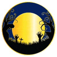 Halloween Graveyard Sticker by Hot Topic