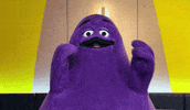 I Like It Grimace GIF by McDonald's CZ/SK
