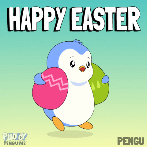 Easter Eggs Penguin GIF by Pudgy Penguins