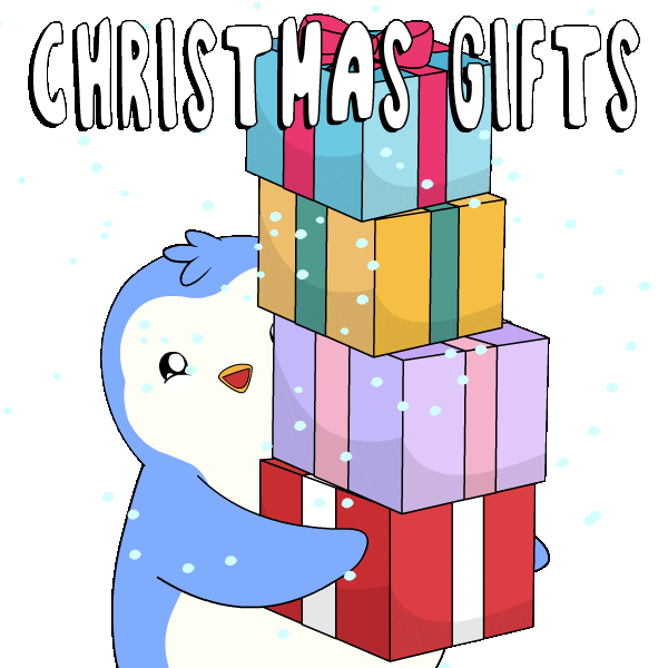 Santa Claus Christmas Sticker by Pudgy Penguins
