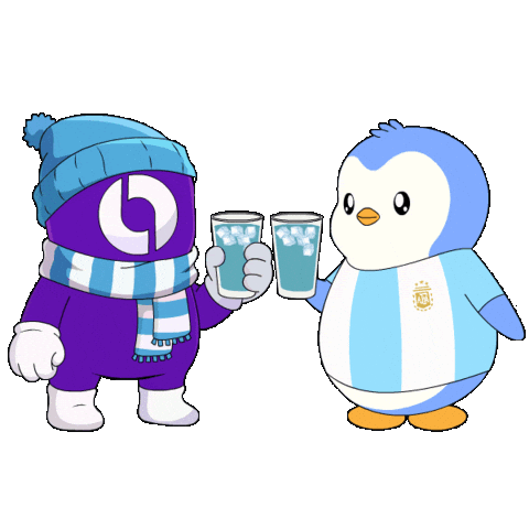 Latin America Cheers Sticker by Pudgy Penguins