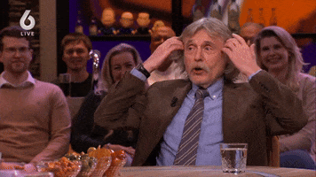 Johan Derksen Ears GIF by Vandaag Inside