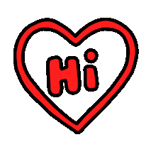 Heart Love Sticker by Poppy Deyes