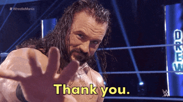 Wrestling Thank You GIF by WWE