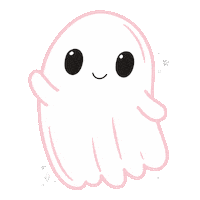 Cute Ghost Sticker by Get Your Teach On