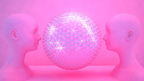 pink disco GIF by Pastelae