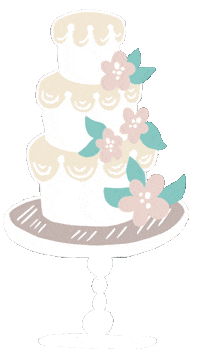 Wedding Cake Sticker