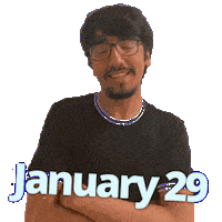 January 29 Sticker