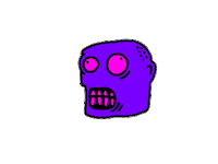 piotrkabat ghostface 2face Sticker
