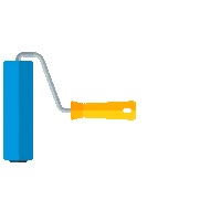 spray azul Sticker