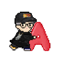 Happy Birthday Pixel Sticker