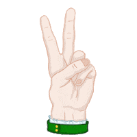 Hand Finger Sticker by Stickerpacks.design