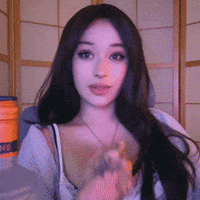Staring Cute Girl GIF