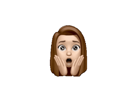 lucianacriativa sticker emoticon emojis susto Sticker