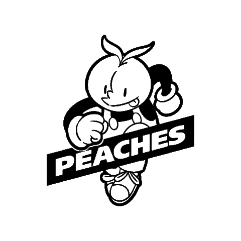 peachesoneuniverse giphyupload peaches 피치스 batto Sticker