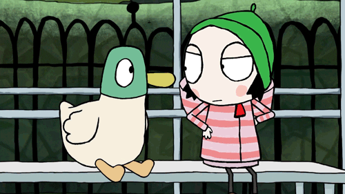 Funny Face Tongue GIF by Sarah & Duck