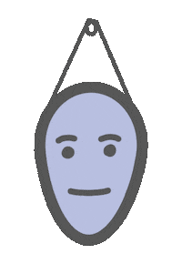 The Masquerade Mask Sticker by mxmtoon