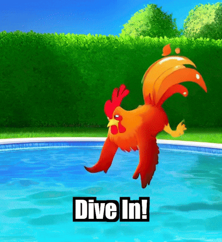 Fun Swimming GIF by Zorooster