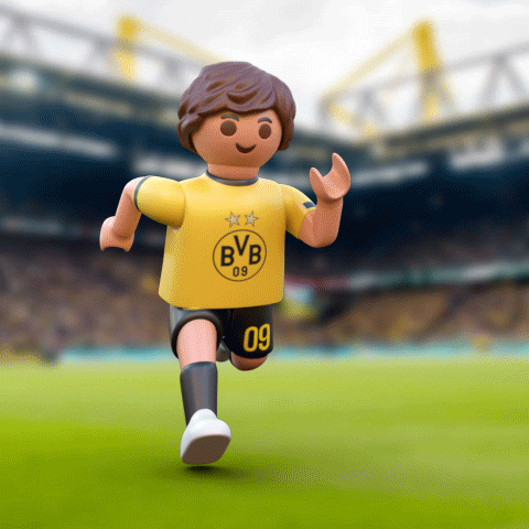Happy Borussia Dortmund GIF by PLAYMOBIL