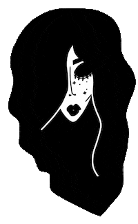 girl hair Sticker