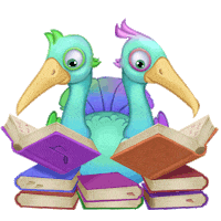 Monster Read Sticker by My Singing Monsters