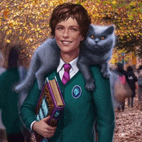 Studying International Cat Day GIF by G5 games